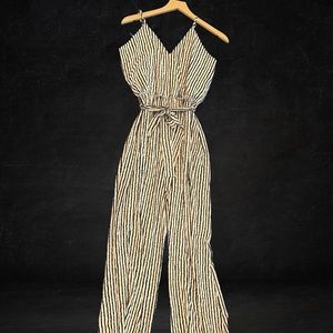 Striped Jumpsuit Size Small